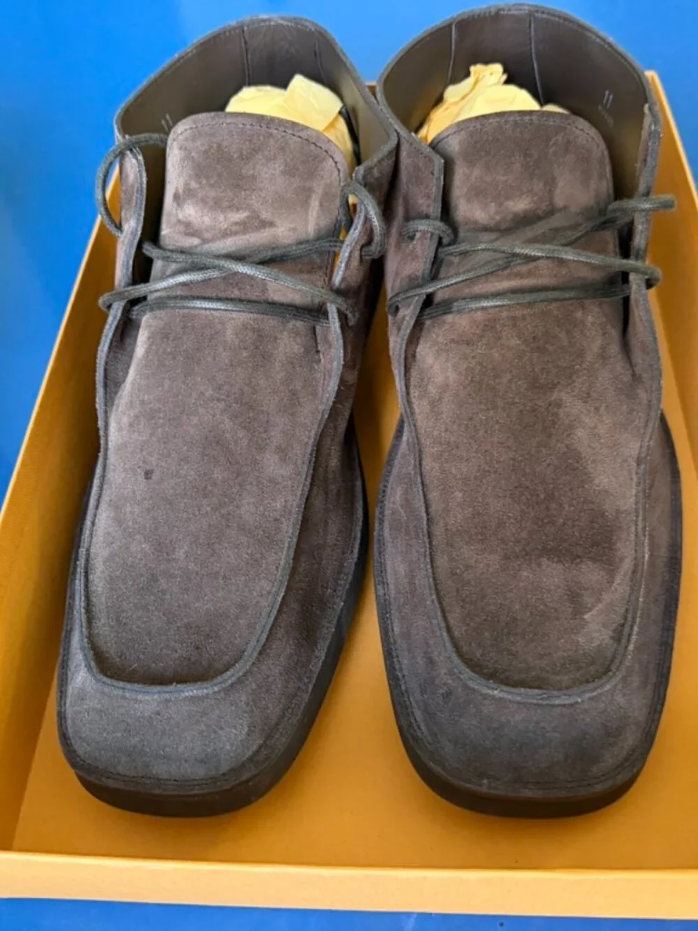 Tod's Brown Suede Desert Ankle Boots